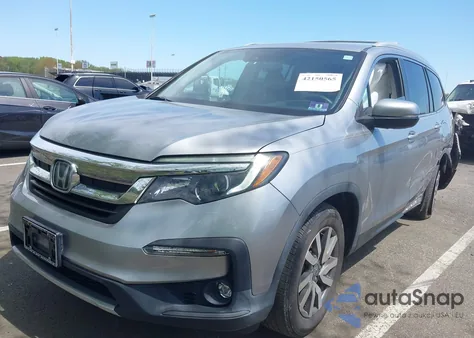 2019 Honda Pilot Ex из США, поврежденный, VIN 5FNYF6H3XKB093231